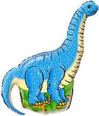 И Диплодок (синий) / Diplodocus 43&amp;quot;/109*66 см