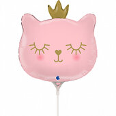 Г 14&amp;quot; Котенок принцесса. Розовый / Cat Princess mini