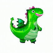И Динозаврик зеленый / DRAGON GREEN 36&quot;/92 cм