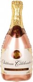 F Бутылка, Шампанское вино, Розовое Золото 36''/91 см
