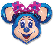 И Супер Лолли Маус (синий) / Lolly Mouse Super 37&amp;quot;/76*94 см