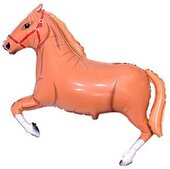 И Лошадь (коричневая) / Horse 42&amp;quot;/74*107 см