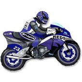 И Мотоцикл (синий) / Motor bike 31&amp;quot;/69*79 см