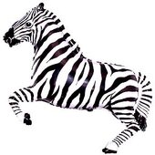 И Зебра (чёрная) / Zebra 42&amp;quot;/74*107 см