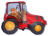 И Трактор (красный) / Tractor 37&amp;quot;/74*94 см