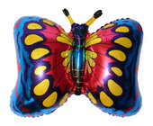 И Бабочка (синяя) / Butterfly 35&quot;/58*89 см