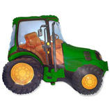 И Трактор (зеленый) / Tractor 37&amp;quot;/74*94 см